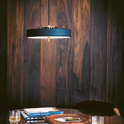 Đèn LED thả tab đầu giường hiện đại chiếu sáng trang trí phòng ngủ phong cách Nordic Bắc Âu D35cm dây thả 1m50 cao cấp TL-SW01
