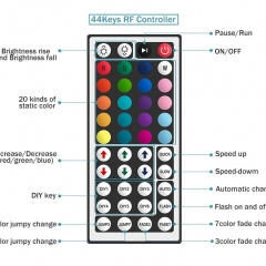 Bộ LED dây dán RGB5050 đổi mầu cuộn 5m & nguồn adaptor 12v 5A & điều khiển TL-RGB-F01