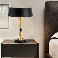 Đèn bàn cao cấp thân đá cẩm thạch trang trí phòng khách phòng ngủ nội thất khách sạn TL-DB02