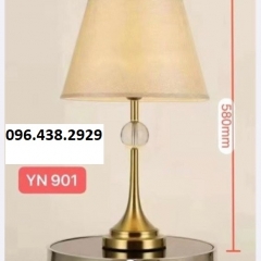Đèn để bàn decor phòng ngủ LED E27 chụp vải cao cấp chiếu sáng đầu giường phong cách tối giản Bắc Âu hiện đại TL-DB-YN901