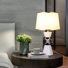 Đèn để bàn gốm sứ decor phòng khách phòng ngủ hiện đại LED E27 chiếu sáng tab sofa đầu giường cao cấp TL-YN7927