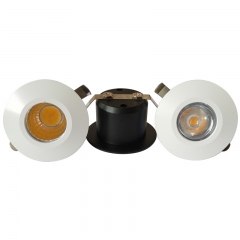 Đèn LED âm tủ mini 3w cao cấp lỗ khoét D30mm chip COB vỏ trắng trang trí tủ rượu, tủ bếp, tủ quần áo, tủ trưng bày TL-SPL01