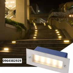 Đèn LED lối đi gắn âm bậc cầu thang ngoài trời hiện đại chống nước ip65 3W TL-CT03