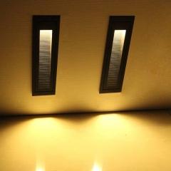 Đèn LED lối đi gắn âm tường ngoài trời hiện đại hắt sáng trang trí cầu thang cao cấp 5W TL-CT04