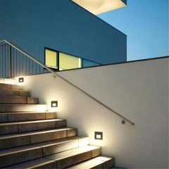 Đèn LED ốp chân tường âm bậc cầu thang trang trí ngoài trời hiện đại chống nước ip65 3W TL-CT02