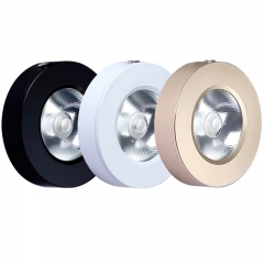 Đèn LED rọi tủ mini ốp nổi 7w trang trí nội thất cao cấp D85mm TL-TUR01