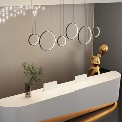 Đèn LED treo thả bàn ăn bàn đảo quầy bar quầy thu ngân cao cấp kiểu dáng đơn giản Bắc Âu Nordic hiện đại trang trí nhà hàng chung cư căn hộ TL-BA2240