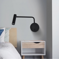 Đèn ngủ đọc sách gắn tường đầu giường trang trí phòng ngủ LED hiện đại cao cấp TL-DSX01