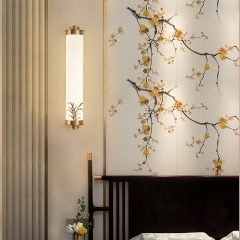 Đèn ốp tường đồng LED cao cấp trang trí phòng khách phong cách Trung Hoa hiện đại TL-DT6018