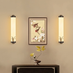 Đèn ốp tường đồng LED cao cấp trang trí phòng khách phong cách Trung Hoa hiện đại TL-DT6018