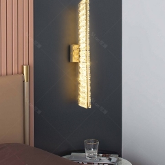 Đèn ốp tường pha lê cao cấp trang trí hành lang lối đi phòng khách trong nhà nhỏ gọn phong cách Bắc Âu hiện đại LED 12W TL-DT-85921