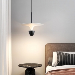 Đèn thả đầu giường phòng ngủ đọc sách cao cấp LED 10w chiếu sáng trang trí phong cách Nordic Bắc Âu hiện đại D30cm TL-DTH9631