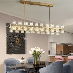 Đèn thả pha lê treo trần LED cao cấp trang trí bàn ăn nội thất hiện đại TL-TPL1