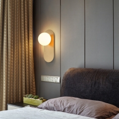 Đèn treo tường đầu giường phòng ngủ bóng LED G9 7W chiếu sáng trang trí phong cách đơn giản Bắc Âu hiện đại TL-DTT315