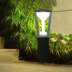 Đèn trụ sân vườn hiện đại LED 7w hình tam giác trang trí lối đi bãi cỏ ngoài trời chống nước ip65 H80cm TL-NSV382